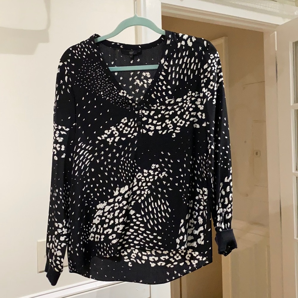 Tibi silk blouse, size small